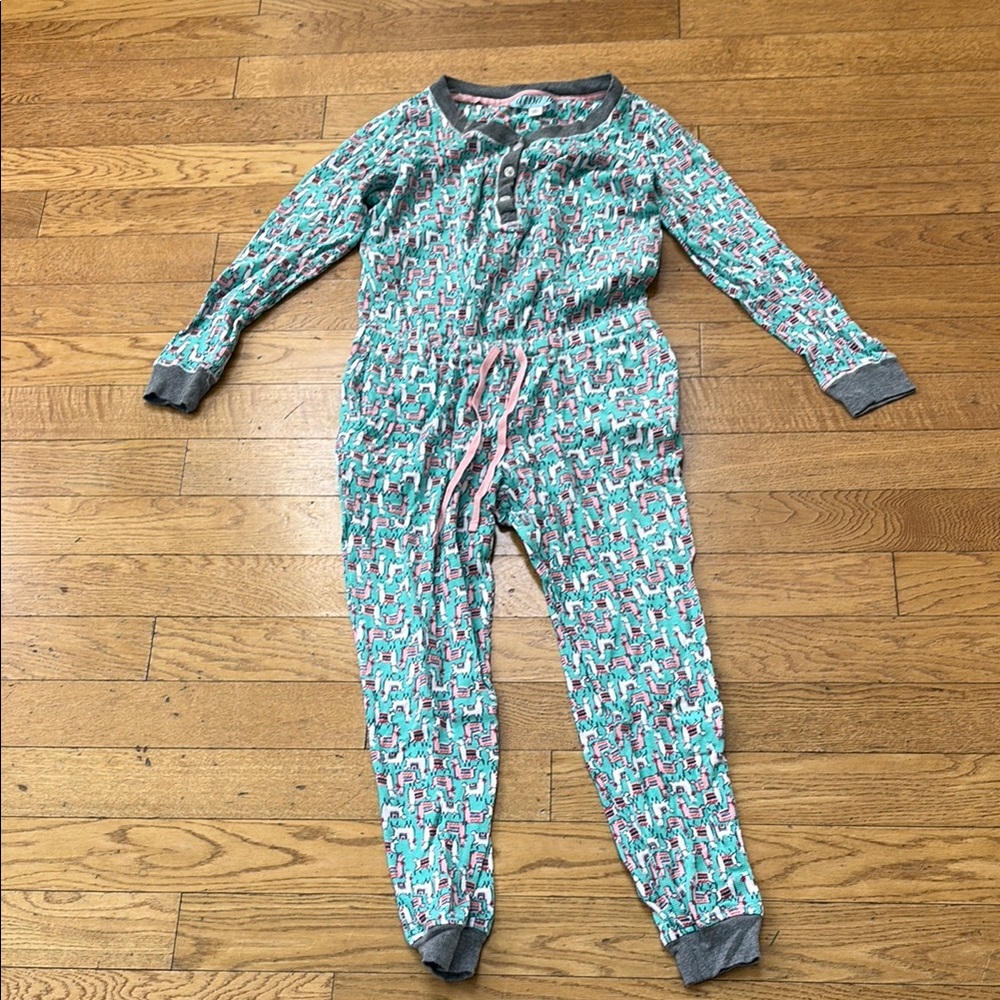 One Piece Pajama - Gray and Pink